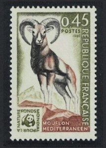 France WWF European Mouflon 1969 MNH SC#1257 SG#1847 MI#1863