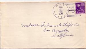 United States Ships 3c Jefferson Prexie 1940 U.S.S. Brazos San Pedro Calif. T...