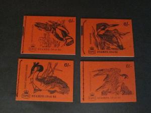 Great Britain 1968 Sc BK115 Booklet(4) Bird set MNH