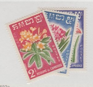 Cambodia Scott #91-92-93 Stamp - Mint Set