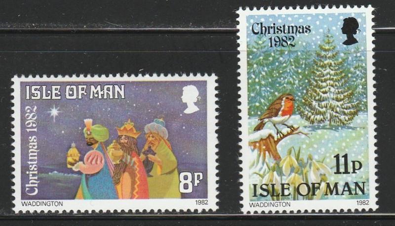 Isle Of Mann, 1982 MNH Set Of 2, #221-222