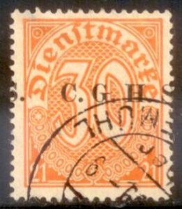 Germany 1920 SC# LO13 Used CH4