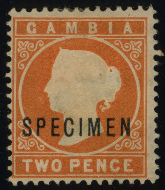Gambia SG# 24S SPECIMEN Overprint Mint OG (52192)