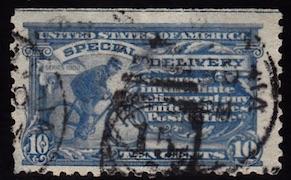 United States, Special Delivery #E10, used CV $100.00