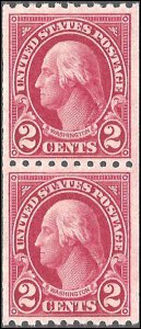 606 Mint,OG,NH... Pair... SCV $1.70