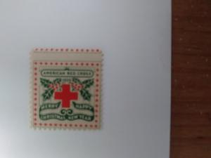 1909 CHRISTMAS SEAL EFO MISPERF MINT HINGED