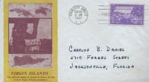 802 3c VIRGIN ISLAND FDC - 24325