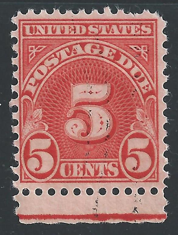 US #J73 5c Postage Due