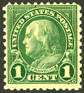 U.S. #578 MINT OG LH