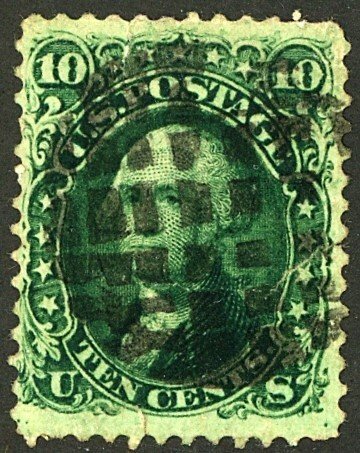 U.S. #68 USED FANCY CANCEL