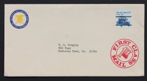 US #1906 Overinked Precancel on NRA Cover Crisp and Clean Cover