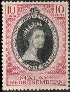 Malaya Negri Sembilan #63, Unused, Hinged