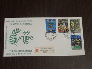 Greece 1989 Homeland of the Olympic Games Imperforate Unofficial FDC. VF