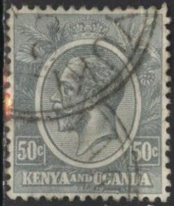 Kenya (KUT) 27 (used) 50c George V, gray (1927)