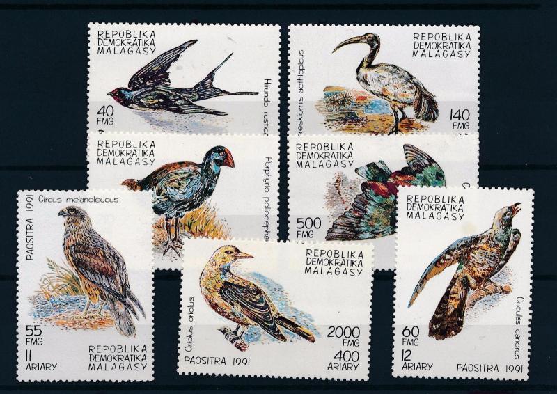 [50094] Madagascar Malagasy 1991 Birds Vögel Oiseaux Ucelli   MNH