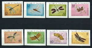 Vietnam 1977 MNH Stamps Scott 856-863 imperf Dragonflies