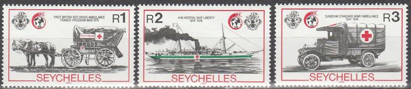 Seychelles #681-3    MNH  CV $9.40  (A9088)