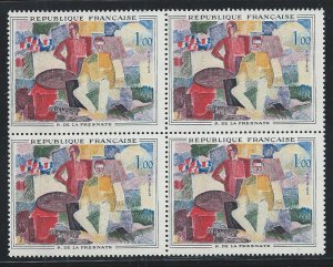 FRANCE SC# 1017 B/4 F/OG 1961