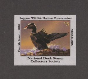 NDS4 - National Duck Stamp Collectors Society Stamp Single. MNH. #02 NDS4