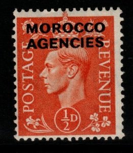 MOROCCO AGENCIES SG94 1951 ½d PALE ORANGE MTD MINT