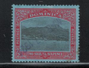 Dominica 1921 View of Roseau 2sh 6p Scott # 63 Used
