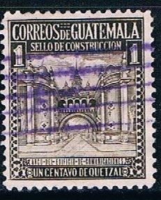 Guatemala RA20, 1c Arch of Communications Building, used, VF