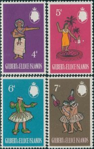 Gilbert & Ellice Islands 1965 SG93-96 Islanders QEII MNH