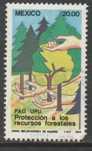 MEXICO 1350, FOREST PROTECTION AND CONSERVATION. MINT, NH. VF
