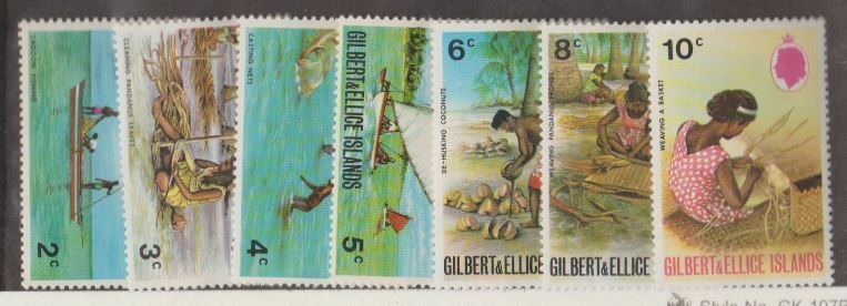 Gilbert & Ellice Islands Scott #174-180 Stamp - Mint NH Set