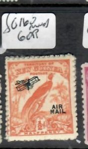 NEW GUINEA BIRD NO DATES 1/2D AIR MAIL SG 160  MNH     P0816HH