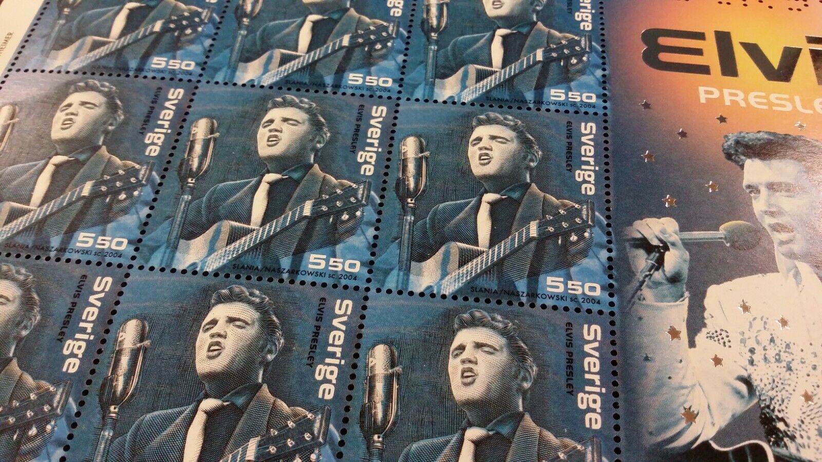 Sweden 2004 Scott #2493 MNH Elvis Presley American rock star music Cz  Slania | Europe - Sweden, General Issue Stamp