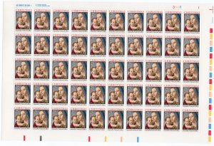 Scott #2514 Madonna (Mary, Antonello) Sheet of 50 Stamps - MNH