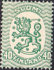 Finland #95  MH  Type I