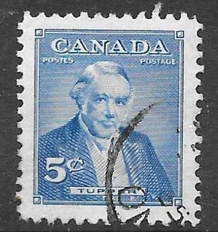 Canada 358: 5c Sir Charles Tupper, used, F-VF