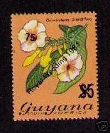 GUYANA Sc# 332 MNH FVF Royal Wedding 1981 75c Flowers