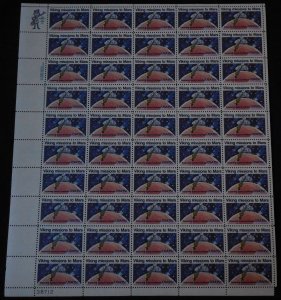 MALACK 1759 15c Viking Mission, VF OG NH, Full Sheet..MORE.. sheet1759