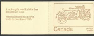 Canada # 544a Complete Booklet- Mail Delivery 1923 cover (1) Mint NH