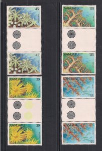 VANUATU SC# 426-29 GUTTER PANES  FVF/MOG 1986