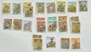 RSA 1977 Plants Blooming 475-91 complete set USED