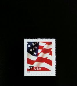 2002 37c American Flag, SA Scott 3634 Mint F/VF NH