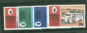 Sierra Leone #505-508 Mint (NH) Single (Complete Set)