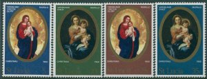 St Lucia 1968 SG252-255 Christmas set MNH