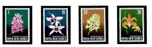 Papua New Guinea 402-05 MNH 1974 Orchids