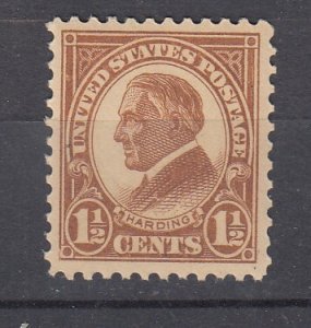 J45844 JL,Stamps 1922-5 usa mnh #553 perf 11 harding