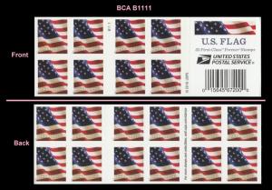 US 5160b Flag forever booklet BCA B1111 (20 stamps) MNH 2017