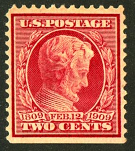 U.S. #367 MINT OG HR