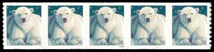 PCBstamps  US #4389 CPS5 $1.40(5x28c)Polar Bear, (V11111), MNH, (3)