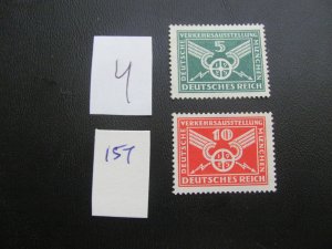 Germany 1925 MNH  SC 345-346  Y SET VF 60 EUROS (157)