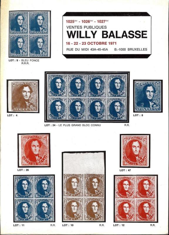 Balasse: Sale # 245  -  Ventes Publiques Willy Balasse, B...