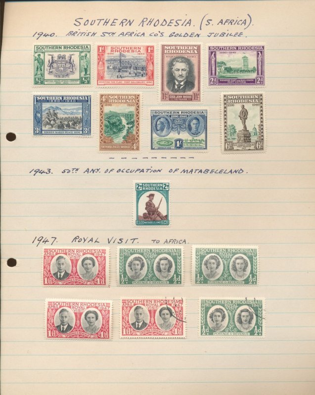 Rhodesia Nigeria M. Agencies Early/Mid M&U (Apx 170) BL1995